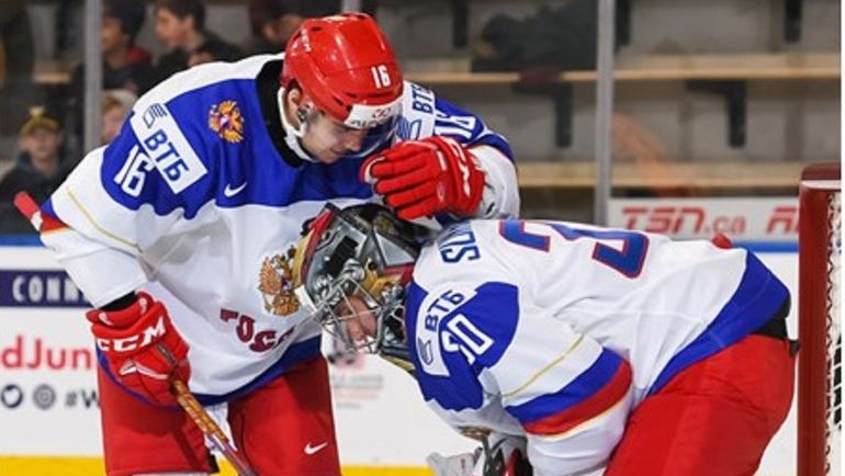 Андрей АЛТЫБАРМАКЯН и Владислав СУХАЧЕВ. Фото Официальный сайт ИИХФ Андрей АЛТЫБАРМАКЯН и Владислав СУХАЧЕВ. Фото Официальный сайт ИИХФ