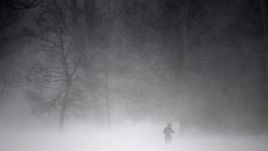 Вчера. Оберстдорф. Шторм на "Тур де Ски".