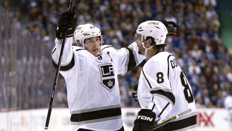 Дастин БРАУН (слева) и Дрю ДАУТИ. Фото AFP Дастин БРАУН (слева) и Дрю ДАУТИ. Фото AFP