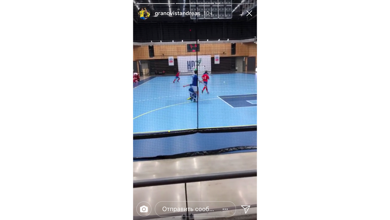 Андреас Гранквист на мини-футболе. Фото instagram.com/ Андреас Гранквист на мини-футболе. Фото instagram.com/