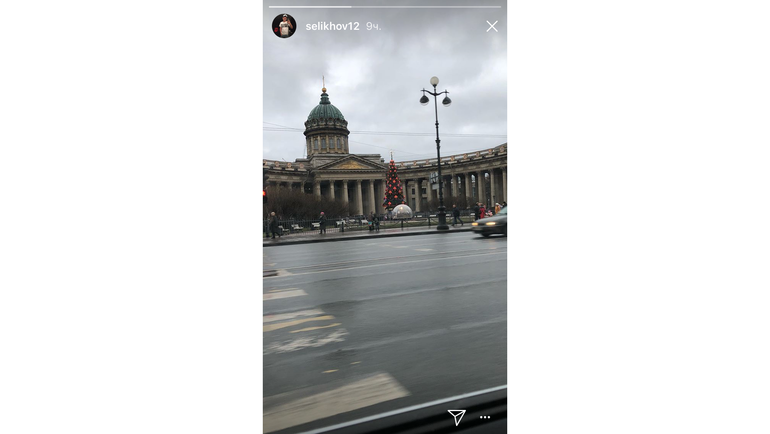 Александр Селихов в Санкт-Петербурге. Фото instagram.com/ Александр Селихов в Санкт-Петербурге. Фото instagram.com/