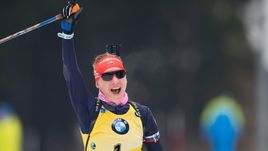 Анастасия КУЗЬМИНА в Оберхофе: две победы в спринте и гонке преследования.