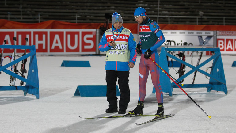 Антон ШИПУЛИН и Андрей КРЮЧКОВ. Фото Андрей АНОСОВ, Союз биатлонистов России Антон ШИПУЛИН и Андрей КРЮЧКОВ. Фото Андрей АНОСОВ, Союз биатлонистов России