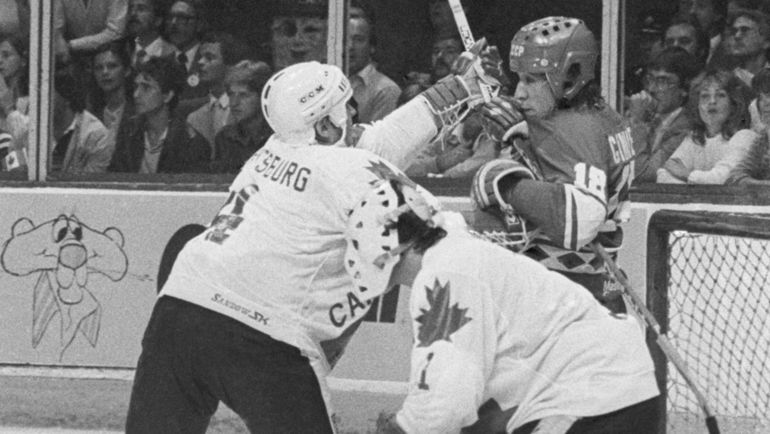 1981 год. Монреаль. СССР-Канада - 8:1. Фото Валерий ЗУФАРОВ, ТАСС 1981 год. Монреаль. СССР-Канада - 8:1. Фото Валерий ЗУФАРОВ, ТАСС