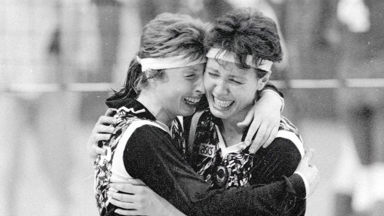 1988 год. Победа советских волейболисток на Олимпиаде в Сеуле. Фото Федор АЛЕКСЕЕВ 1988 год. Победа советских волейболисток на Олимпиаде в Сеуле. Фото Федор АЛЕКСЕЕВ