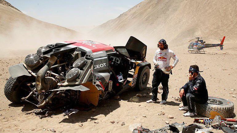 Авария экипажа Сириля Депре. Авария экипажа Сириля Депре.