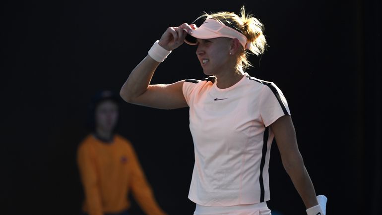 Сегодня. Мельбурн. Елена ВЕСНИНА. Фото AFP Сегодня. Мельбурн. Елена ВЕСНИНА. Фото AFP