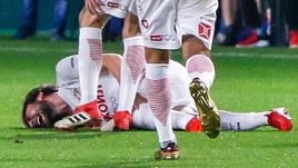 Четверг. Дубай. Травма Георгия ДЖИКИИ в матче "Спартак" - "Шанхай Шанган".