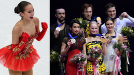 Алина ЗАГИТОВА, Ксения СТОЛБОВА и Федор КЛИМОВ, Евгения ТАРАСОВА и Владимир МОРОЗОВ, Наталья ЗАБИЯКО и Александр ЭНБЕРТ.