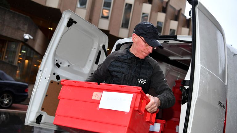 Файлы МОК для слушаний по россиянам в CAS. Фото AFP Файлы МОК для слушаний по россиянам в CAS. Фото AFP