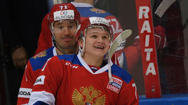 Сегодня. Москва. Россия - Белоруссия - 3:0. Илья КОВАЛЬЧУК и Кирилл КАПРИЗОВ.