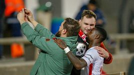 Сегодня. Ла-Линеа-де-ла-Консепсион. "Спартак" - ЦСКА Сф - 0:0. Красно-белые не смогли победить в третьем матче в 2018 году.