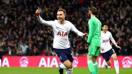 Кристиан Эриксен после гола в ворота "МЮ".