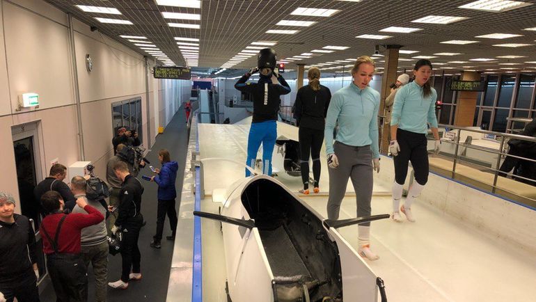 Сегодня. Парамоново. Тренировка сборной России. Фото Федерация бобслея России, vk.com/rusbobsleigh Сегодня. Парамоново. Тренировка сборной России. Фото Федерация бобслея России, vk.com/rusbobsleigh