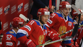 Сегодня. Москва. Россия - "Спартак" - 2:1 ОТ. Россияне выиграли второй выставочный матч перед Олимпиадой.