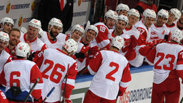 Сегодня. Москва. Россия - "Спартак" - 2:1 ОТ. Красно-белые оказали достойное сопротивление олимпийской сборной России.