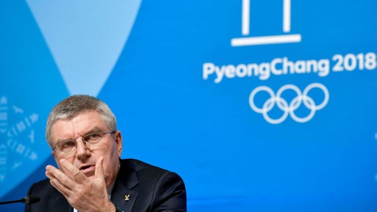 Вчера. Пхенчхан. Президент МОК Томас БАХ. Фото AFP Вчера. Пхенчхан. Президент МОК Томас БАХ. Фото AFP