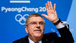 Вчера. Пхенчхан. Президент МОК Томас БАХ.