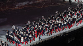 7 февраля 2014 года. Сочи. Церемония открытия Олимпиады.