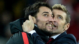 Ивелин ПОПОВ (слева) и Массимо КАРРЕРА.