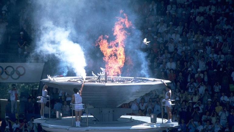 Открытие Олимпиады-1988. Открытие Олимпиады-1988.