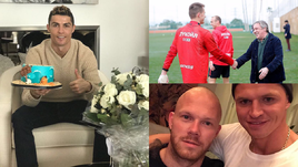 День рождения Роналду, гость "Спартака" и имидж Денисова. Инстаграм за неделю