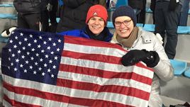 Россиянка Елена и ее американский друг Гарет.