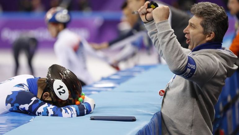 Сегодня. Каннын. Эмоции Семена ЕЛИСТРАТОВА (слева). Фото REUTERS Сегодня. Каннын. Эмоции Семена ЕЛИСТРАТОВА (слева). Фото REUTERS