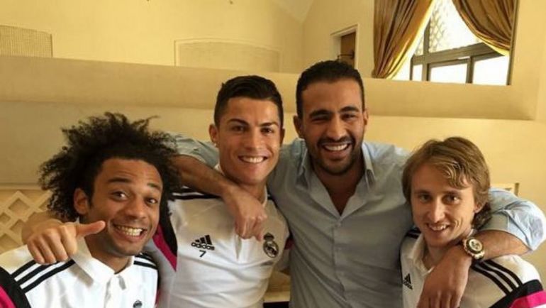 МАРСЕЛУ, КРИШТИАНУ РОНАЛДУ, Бадр ХАРИ и Лука МОДРИЧ. Фото Инстаграм Хари МАРСЕЛУ, КРИШТИАНУ РОНАЛДУ, Бадр ХАРИ и Лука МОДРИЧ. Фото Инстаграм Хари