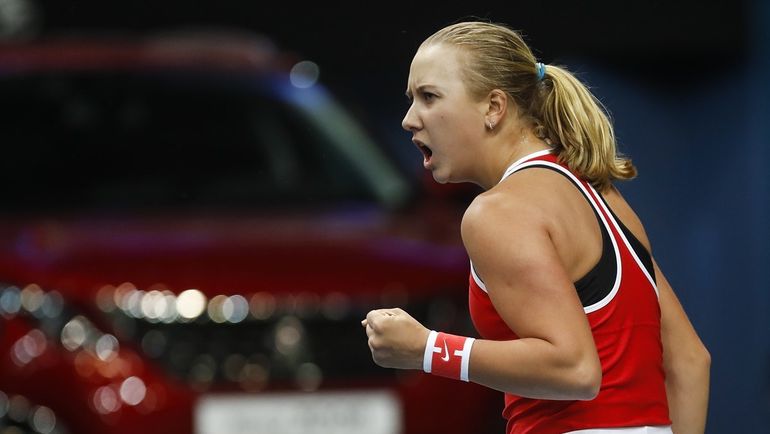 Анастасия ПОТАПОВА. Фото fedcup.com Анастасия ПОТАПОВА. Фото fedcup.com