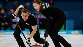 Анастасия БРЫЗГАЛОВА и Александр КРУШЕЛЬНИЦКИЙ - открытие Олимпиады-2018.