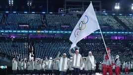 9 февраля. Пхенчхан. Из-за допингового скандала российская делегация была вынуждена на церемонии открытия Игр-2018 идти под олимпийским флагом.
