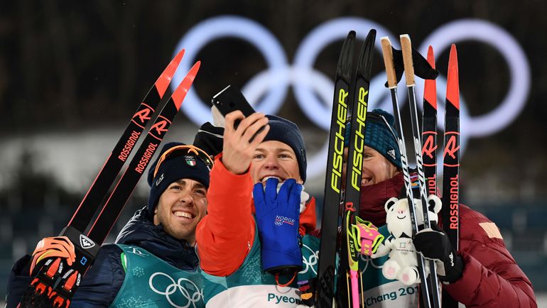 Йоханнес КЛЭБО (в центре), Федерико ПЕЛЛЕГРИНО (слева) и Александр БОЛЬШУНОВ. Фото AFP Йоханнес КЛЭБО (в центре), Федерико ПЕЛЛЕГРИНО (слева) и Александр БОЛЬШУНОВ. Фото AFP