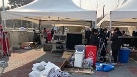 Сегодня. Пхенчхан. Последствия сильнейшего ветра.