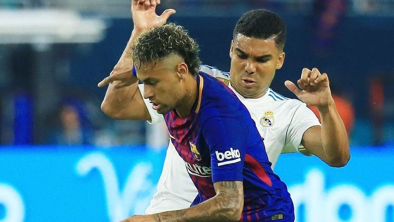 НЕЙМАР и КАЗЕМИРУ. Фото AFP НЕЙМАР и КАЗЕМИРУ. Фото AFP