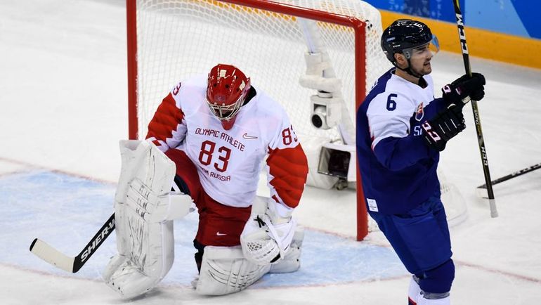 Вратарь сборной России Василий КОШЕЧКИН. Фото AFP Вратарь сборной России Василий КОШЕЧКИН. Фото AFP