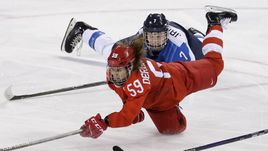 Четверг. Пхенчхан. Россия – Финляндия - 1:5. В игре Елена ДЕРГАЧЕВА.