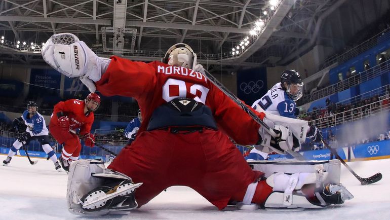 Сегодня. Пхенчхан. Россия – Финляндия – 1:5. Фото AFP Сегодня. Пхенчхан. Россия – Финляндия – 1:5. Фото AFP