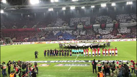 Фантастическое шоу фанатов "Спартака"