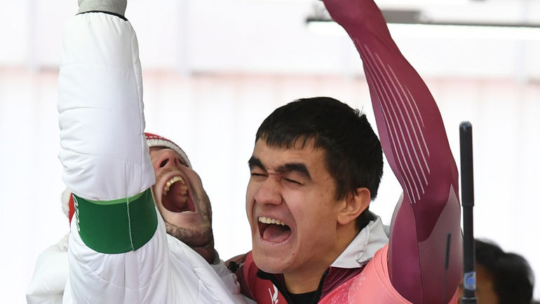 Никита ТРЕГУБОВ празднует второе место на Олимпиаде. Фото AFP Никита ТРЕГУБОВ празднует второе место на Олимпиаде. Фото AFP