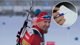 Смотрите, как Лапшин пишет свое имя на корейском!