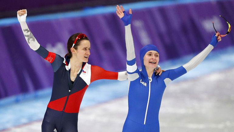 Мартина САБЛИКОВА и Наталья ВОРОНИНА. Фото REUTERS Мартина САБЛИКОВА и Наталья ВОРОНИНА. Фото REUTERS