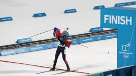 Женский масс-старт. Кузьмина - трехкратная олимпийская чемпионка! Онлайн 