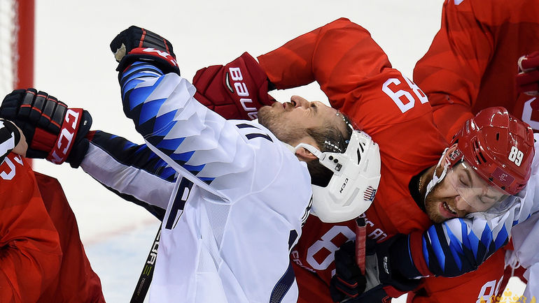 Стычек в игре с американцами хватало. Фото ФХР Стычек в игре с американцами хватало. Фото ФХР