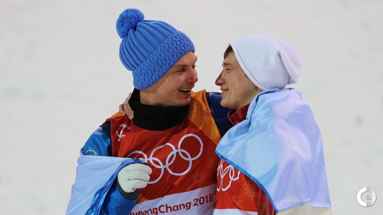 Сегодня. Пхенчхан. Александр АБРАМЕНКО (слева) и Илья БУРОВ.