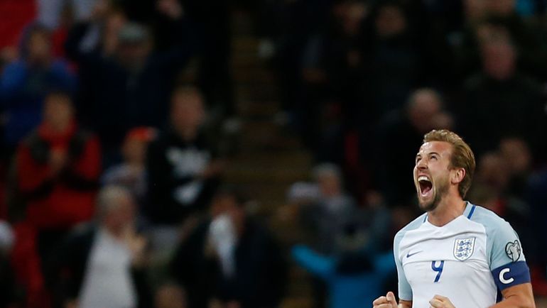5 октября 2017 года. Лондон. Англия - Словения - 1:0. Победный гол забил лидер англичан Харри КЕЙН. Фото AFP 5 октября 2017 года. Лондон. Англия - Словения - 1:0. Победный гол забил лидер англичан Харри КЕЙН. Фото AFP