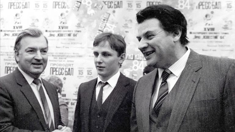 Михаил ДЕРЖАВИН, Игорь ЛАРИОНОВ и Александр ШИРВИНДТ. Фото Федор АЛЕКСЕЕВ Михаил ДЕРЖАВИН, Игорь ЛАРИОНОВ и Александр ШИРВИНДТ. Фото Федор АЛЕКСЕЕВ