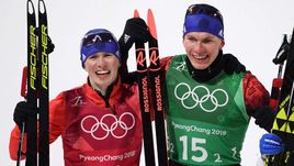 Среда. Пхенчхан. Денис СПИЦОВ (слева) и Александр БОЛЬШУНОВ.