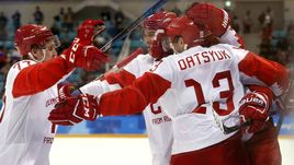 Сегодня. Пхенчхан. Чехия - Россия - 0:3. Россияне впервые с 1998 года вышли в финал Олимпиады.