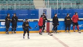 Сегодня. Пхенчхан. Тренировка сборной Германии.